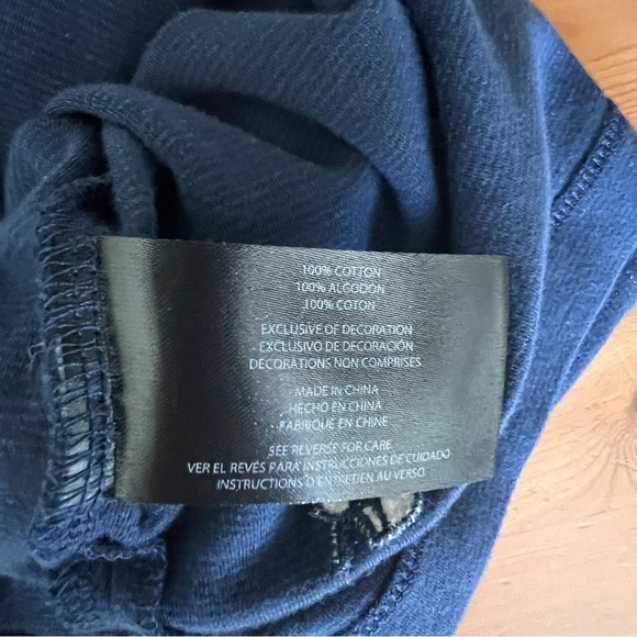 Banana Republic Men's Luxe Touch Performance T-Shirt Navy Blue Medium EUC - Picture 5 of 6